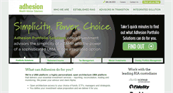 Desktop Screenshot of adhesionwealth.com